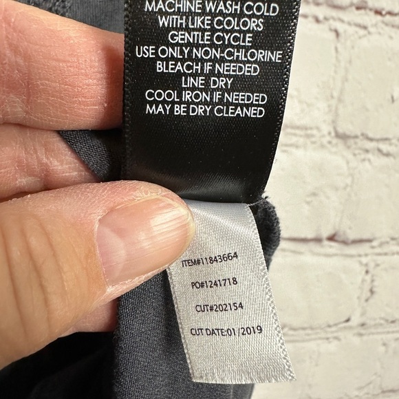Torrid Gray MIDI JERSEY TRAPEZE DRESS lace crochet accents, sz 2 2X, EUC - Picture 5 of 6
